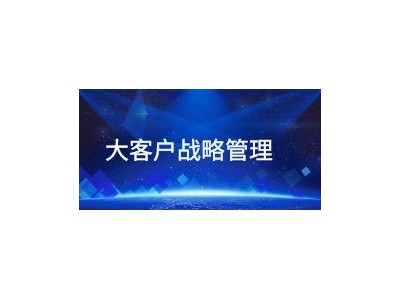 大客戶戰(zhàn)略管理